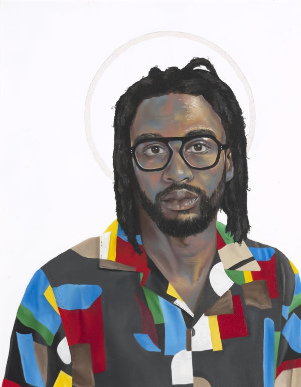 Robert Peterson Saint Alexander, 2023 Oil on canvas 25 x 21 inches