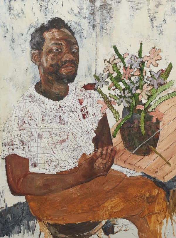 Bernadette Despujols Adler, 2021 Oil on canvas 40 x 30 inches