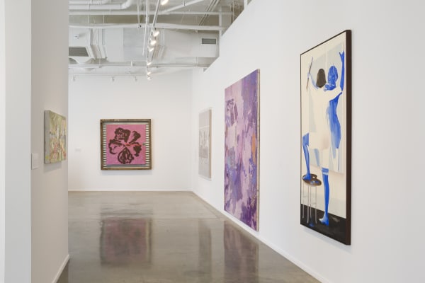 Installation view, "A Room Hung With Thoughts: British Painting Now," 2025. Photo: Evan Sheldon.