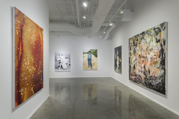 Installation View, "A Room Hung With Thoughts: British Painting Now," 2025. Photo: Evan Sheldon.