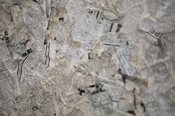 Vue de l'exposition "ON PAPER" Crédits photo : Origins Studio
