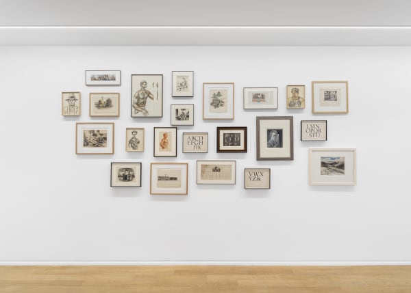Vue de l'exposition, Charles Pollock, un siècle américain, ©Nicolas Brasseur