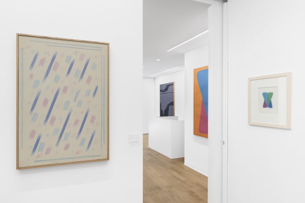 Vue de l'exposition, Charles Pollock, un siècle américain, ©Nicolas Brasseur