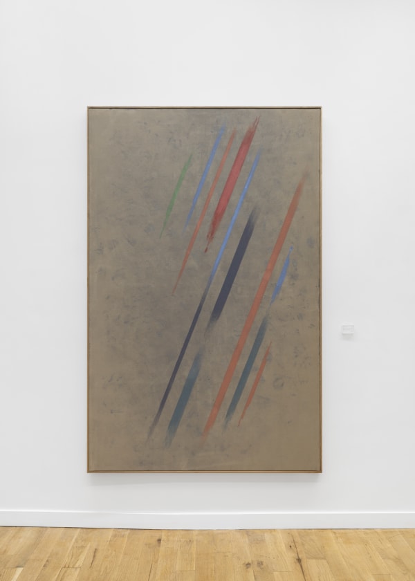 Charles Pollock, NY43a, Acrylique sur toile, 238,5 x 152 cm, 1970, ©Nicolas Brasseur