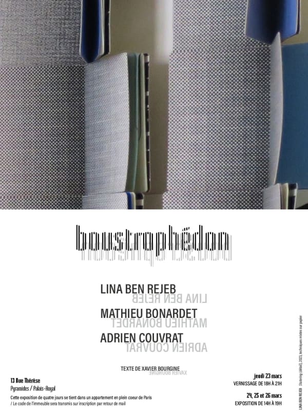 Boustrophédon - Lina Ben Rejeb / Mathieu Bonardet / Adrien Couvrat
