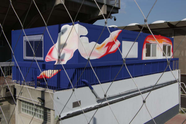 Ode façade gauche angle JO Paris 2024, © Lisa Ouakil