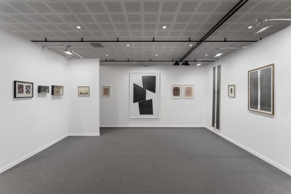 Vue de l'exposition du stand PR2, Drawing Now Paris, Courtesy Galerie etc. ,© Nicolas Brasseur