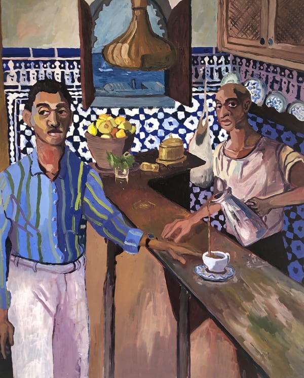Nicolas Lambelet Coleman - My young family by the sea, 2023