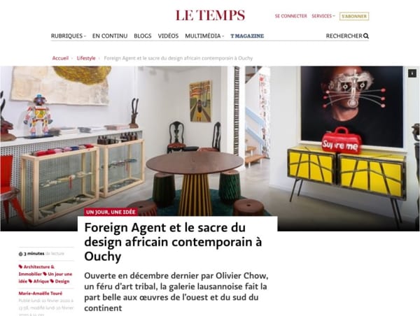 Foreign Agent Le Temps - February 2020