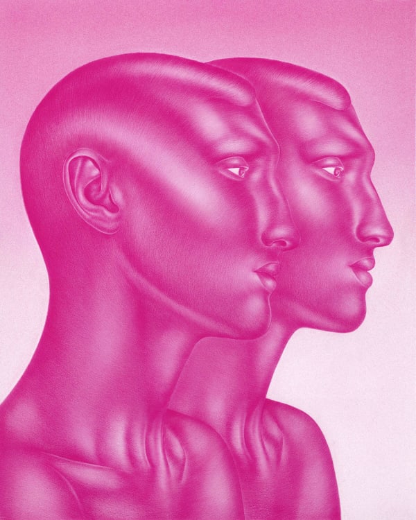 Aiste Stancikaite, Onwards, 2022, coloured pencil on paper, 55 x 48 cm