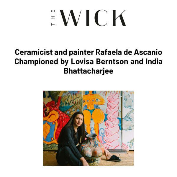 Rafaela in her London studio