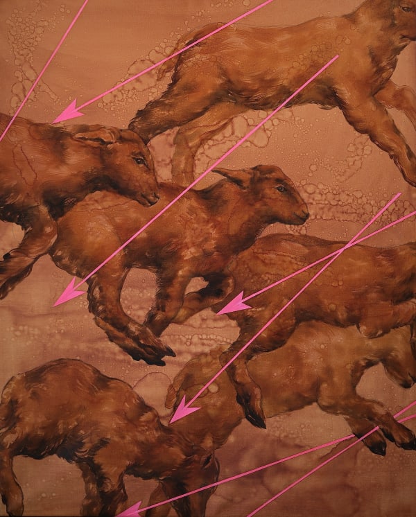 Olga Karika Nonchalant, 2024 Oil on canvas 110 x 90 cm