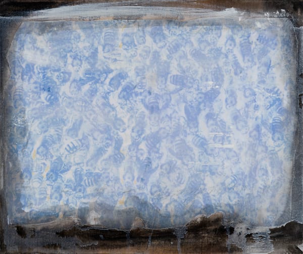 Colony Study 2023 Mixed Media On Canvas 24 X 30 Cm