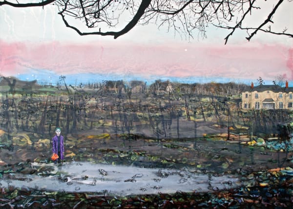 Halloween Boy, oil on panel, 50 x 70 cm, 2018