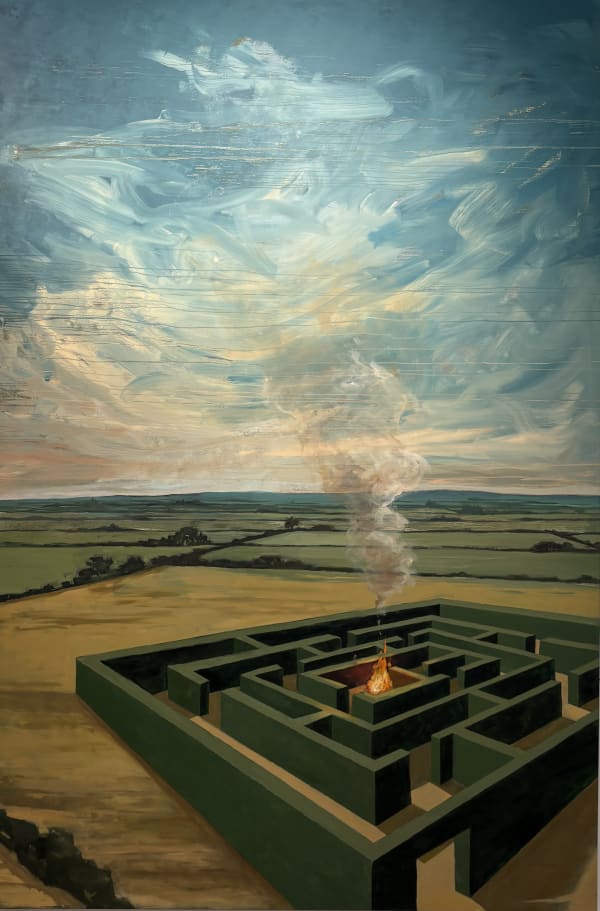 Louise Neiland in her studio