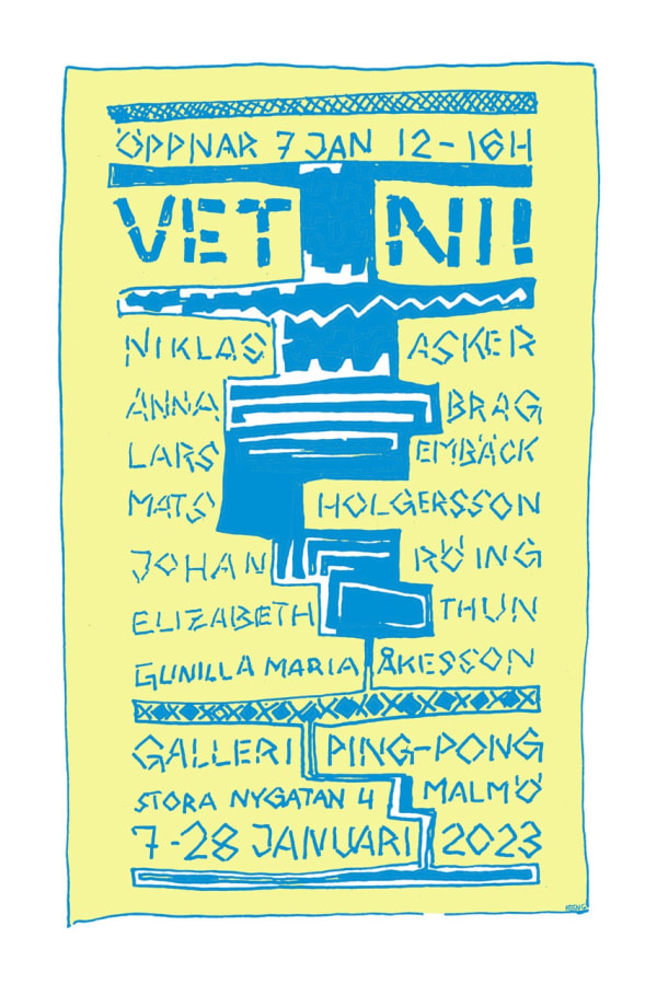 Johan Röing & Elizabeth Thun at Galleri Ping-Pong, Malmö