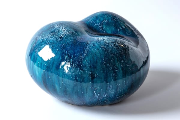 Ellen Ehk, Riverstone (Blue), 2024.