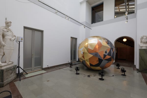 Inger Bergström & Lotte Nilsson Välimaa, Truncated Icosahedron – Site V, Konstakademien, Stockholm, 2025. Photo: Björn Strömfeldt / Konstakademien.