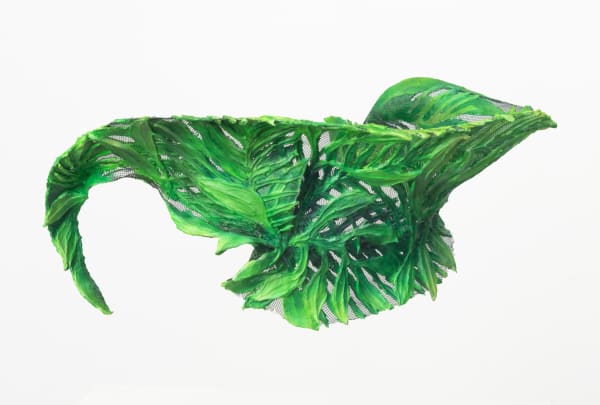 Adrienne Elise Tarver Armor 4 2018 Acrylic And Caulking On Wire Mesh