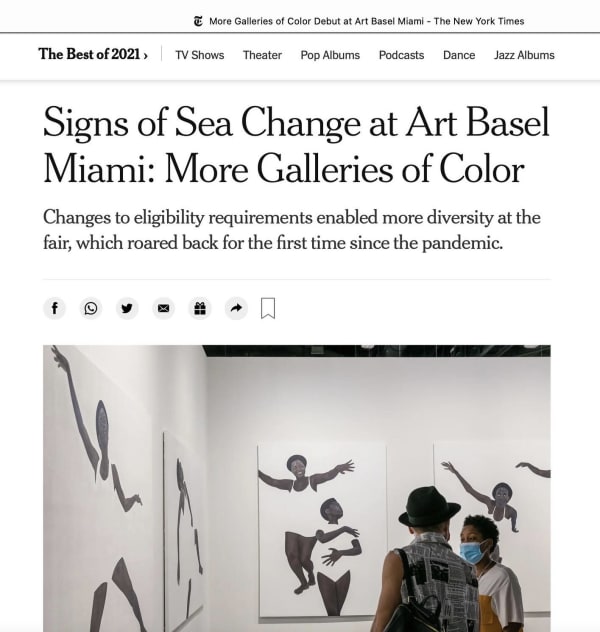 Signs of Sea Change at Art Basel Miami: More Galleries of Color