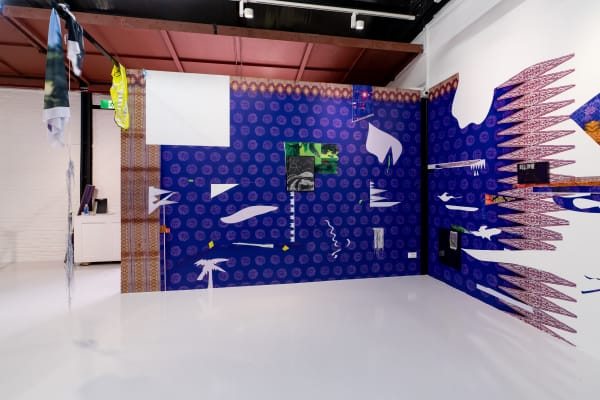 Gallery impression of Fyerool Darma’s l_nd$¢_pe$ at Yeo Workshop.