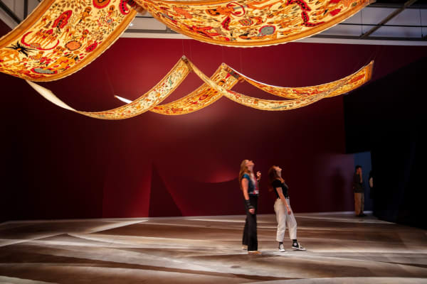 Installation view, Ten Thousand Suns, 24th Biennale of Sydney 2024, Chau Chak Wing Museum. Photo: David James.