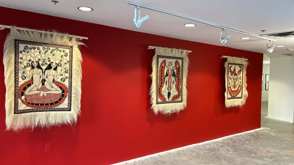 Citra Sasmita, Various works. Installation view, Toronto Biennial of Art, Canada.