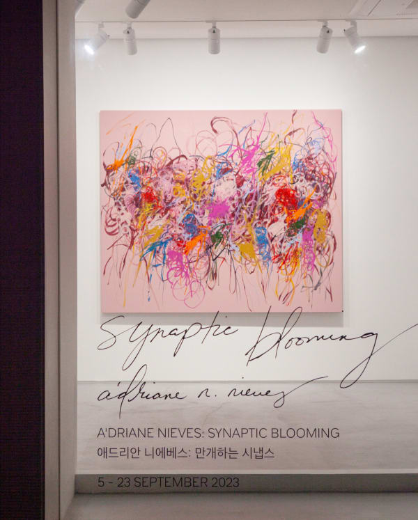 A'Driane Nieves 애드리안 니에베스, Synaptic Blooming 만개하는 시냅스 SEPTEMBER 5 - 23, 2023