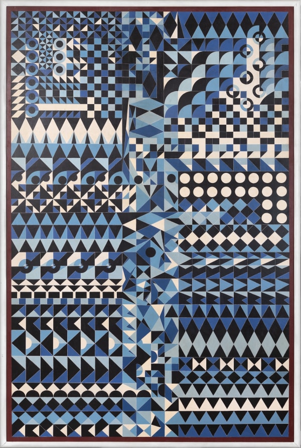 Joaquim Tenreiro, Blue mosaic, 1970