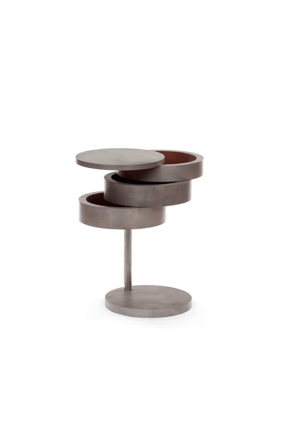Gregori Warchavchik, ITÁPOLIS SILVER SIDETABLE, 1930
