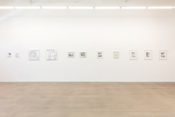 installation view of "Dams Realism" an overview of works by Jimi Dams