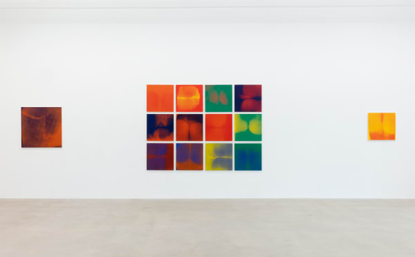 installation view of Candy Factory with Eric Heist and Genesis Breyer P-Orridge