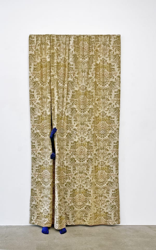 installation view of sculpture by Beya Gille Gacha