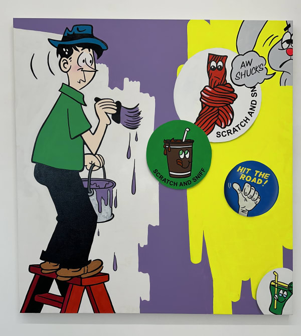 painting of a cartoon image