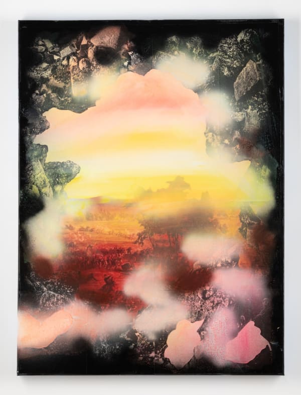 Rush Baker IV painting of an abstract landscape