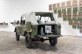 installation view in MOCAD by Liz Cohen