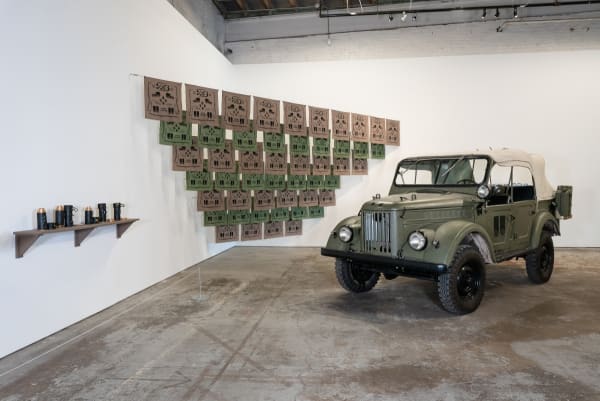 installation view in MOCAD by Liz Cohen