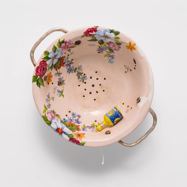 sculpture of Colander by Tamara Johnson