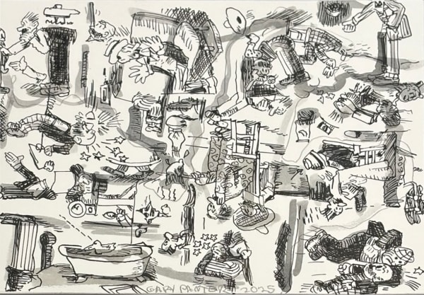 black and white image