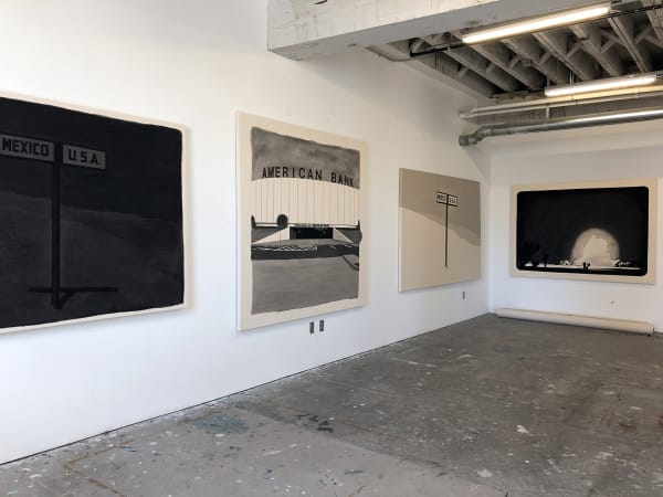 Gesso on canvas created by William Burton Binnie