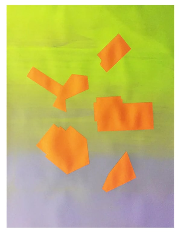print of gradiating color