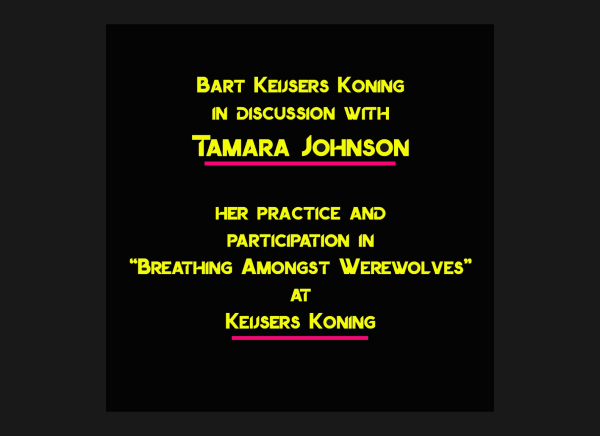 Tamara Johnson and Bart Keijsers Koning conversation on our YouTube channel
