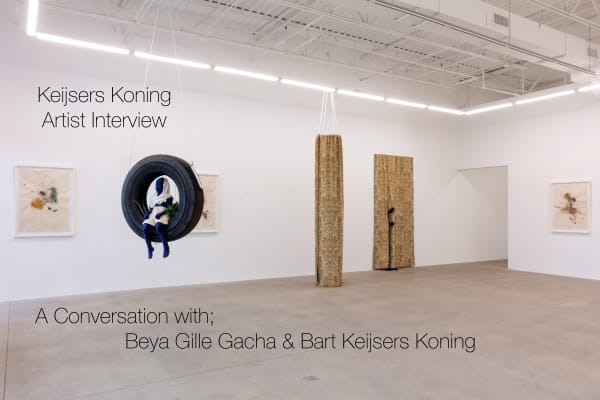 Beya Gille Gacha and Bart Keijsers Koning discuss her show and work.