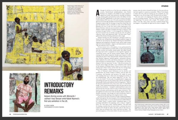 article from Patron Magazine