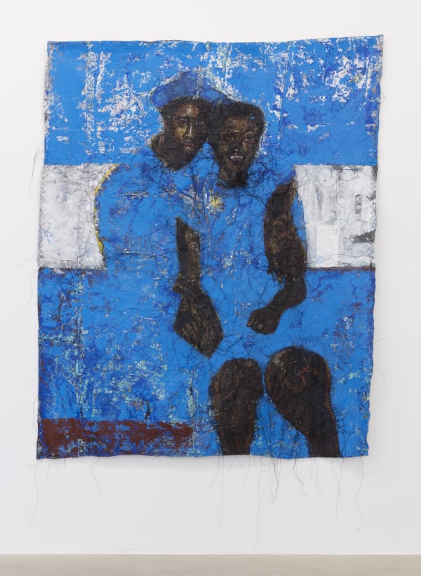 kaloki Nyamai's painting of his a man and a woman