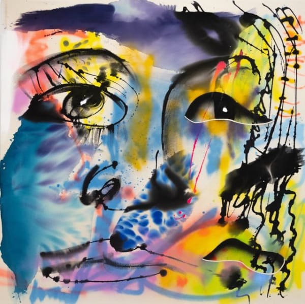 Natalie Westbrook painted a female face