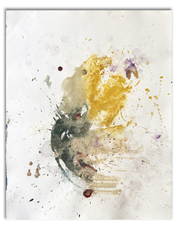 drawing from spices and pigments