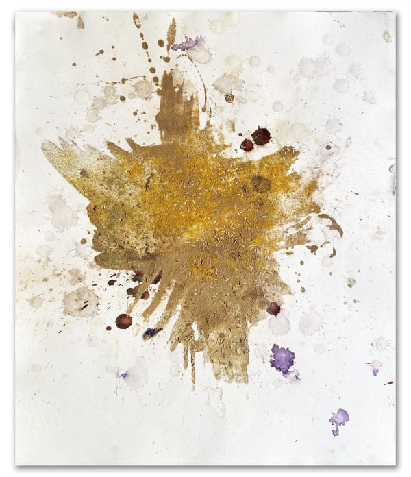drawing from spices and pigments