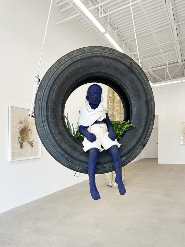 installation view of Beya's exhibition.