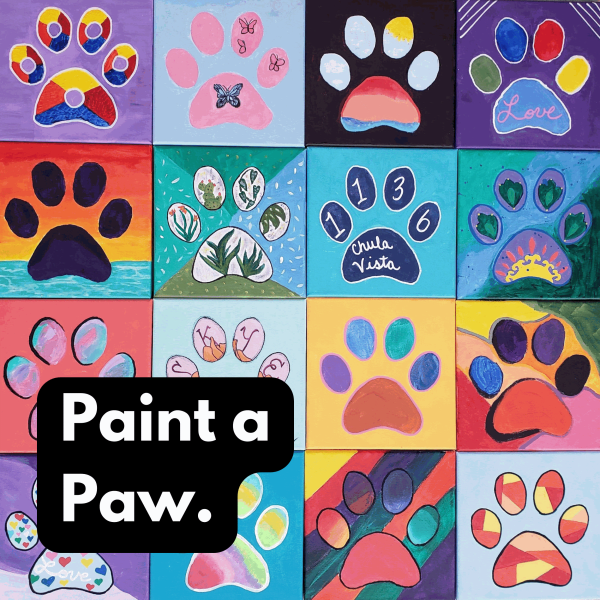 Personalized Paw Print Paintings